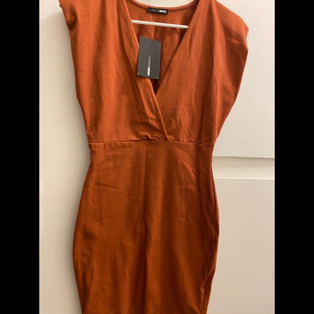 Clara Shoulder Pad Mini Dress 💜 - Picture 1 of 5